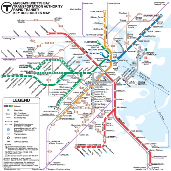 mbta red line map The Science Of A Great Subway Map