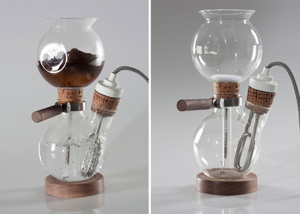 A Coffee Maker That Looks Like It Comes From A Chemistry Lab