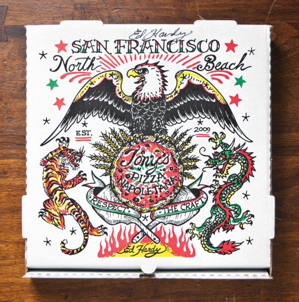 Pizza box art