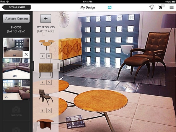 This Crazy App Turns A Magazine Into An Interior Design Tool