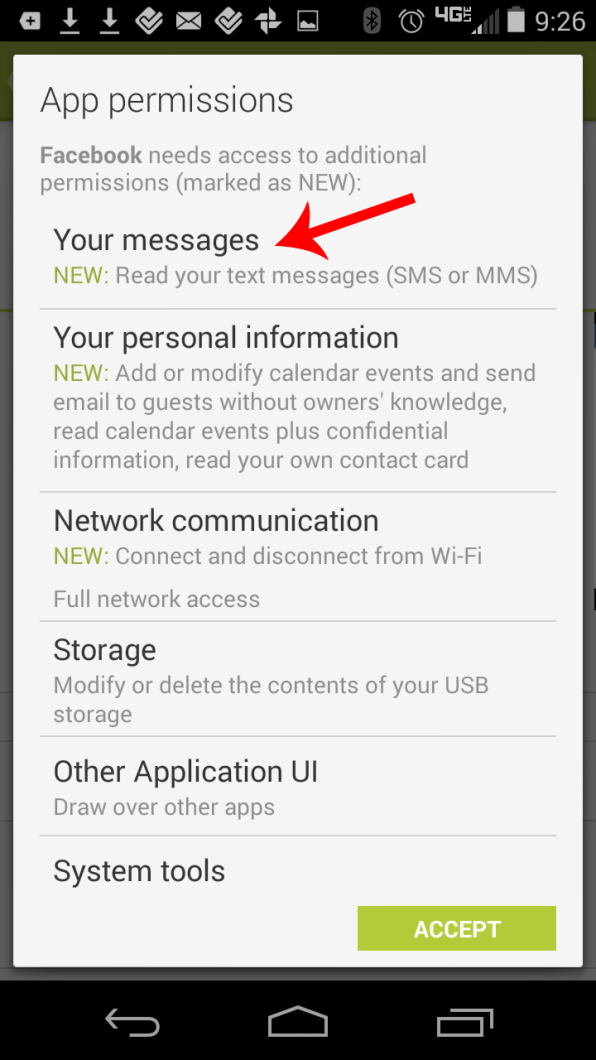 Why Is Facebook S App Asking To Read Your Text Messages
