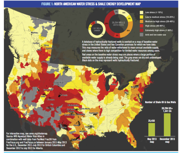 These Maps Show Where Droughts And Fracking Collide