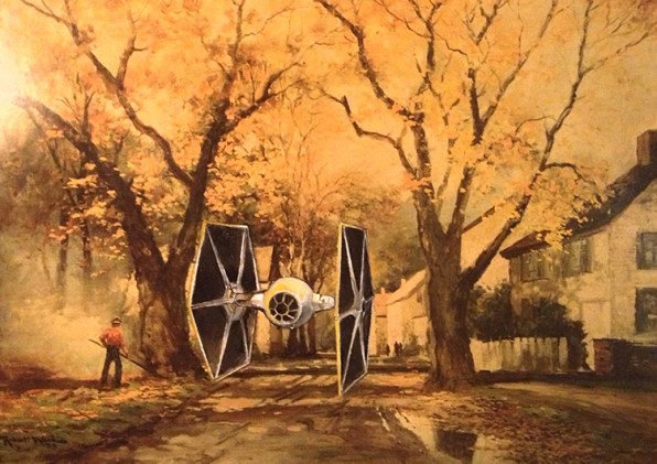 star wars thrift store paintings