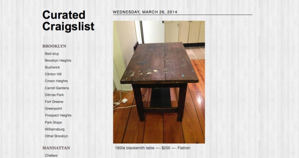 Art Spiegelman S Daughter Starts Curated Craigslist An Easy Way To Se