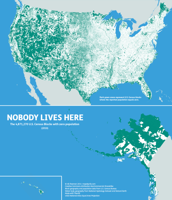 Mapping All The Places In The U S With A Population Of Zero   3029826 Inline Census0pop Mapsbynik Rev140420a 