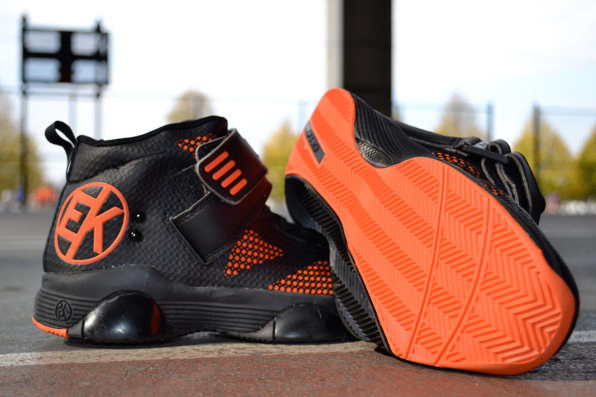 Ektio Orange/Black Breakaway Ankle Support Basketball Shoes - Ektio  Basketball Shoes