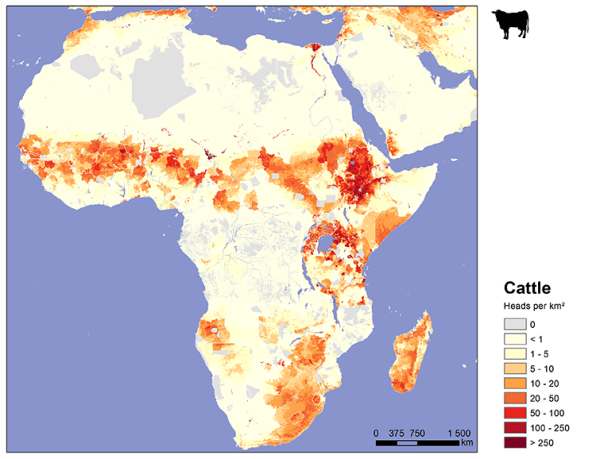 A Massive Global Map Of Where All The Cattle Pigs And Other Livestoc