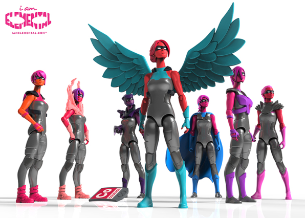 female superhero action figures