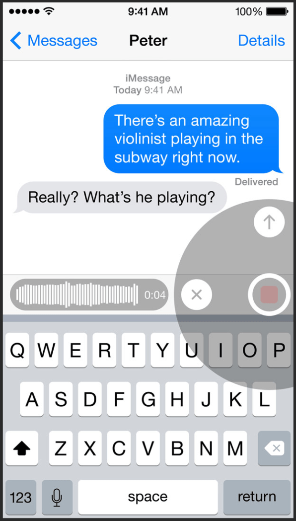 Audio messages