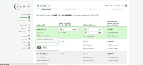 How ZenPayroll Makes Payday Personal