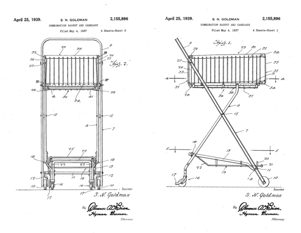 hoop Verward Luidspreker Weird History: Inventor Hired Models To Make Shopping Carts Seem Cool