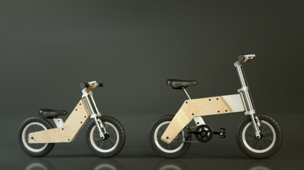 Turn regular bike into balance online bike