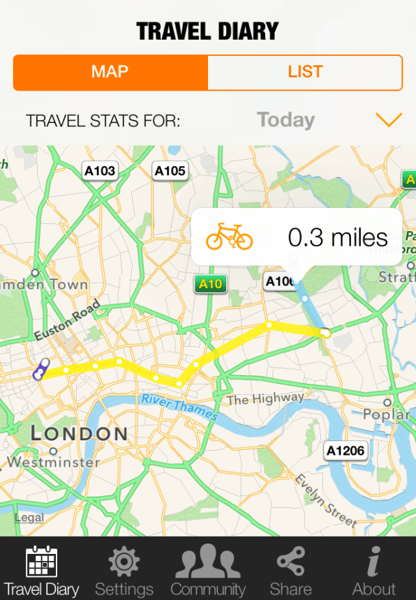 app cycling routes