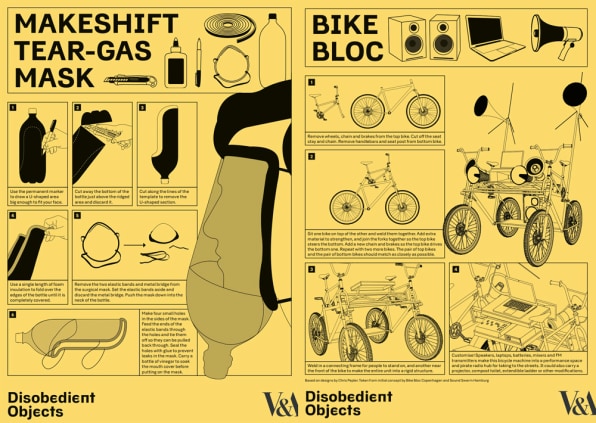 Student-designed tear gas safety mask wins top industrial design