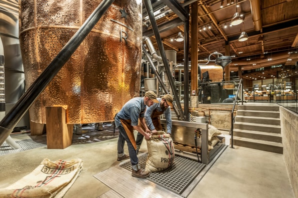 The World's Largest Starbucks Is The Willy Wonka Factory ...