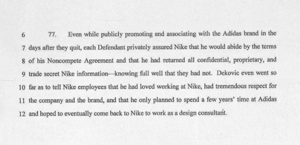 nike owns adidas