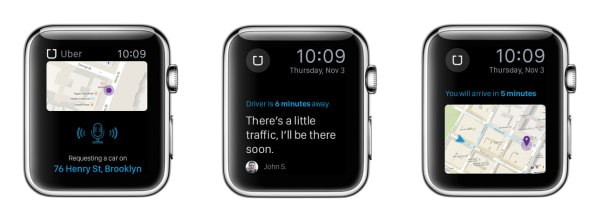 Uber iwatch hot sale