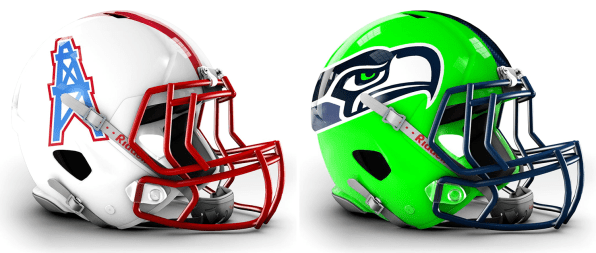 Photos: Bold helmet designs for NFL teams