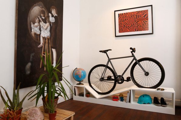 bike storage living room