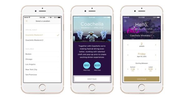 At Coachella, An App To Order Meals