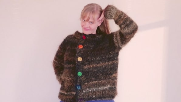 human hair sweater