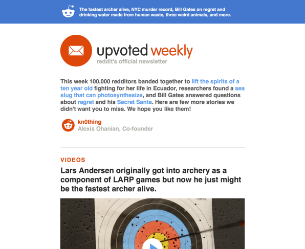 best newsletters reddit