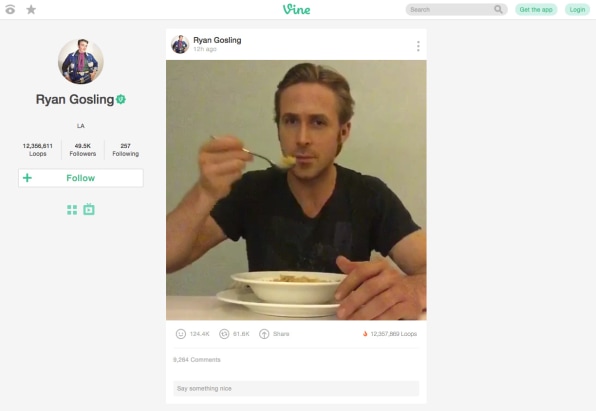 Ryan Gosling on 'Hey Girl' and the 'Cereal' Vine