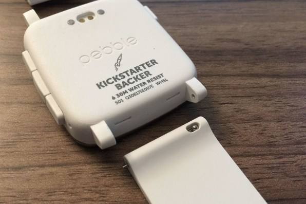 Pebble kickstarter hot sale backer