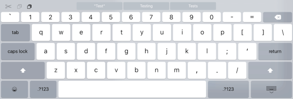 ipad typing pad