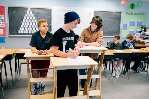 A Standing Desk For Kids To Help Change Sitting Culture There S An A