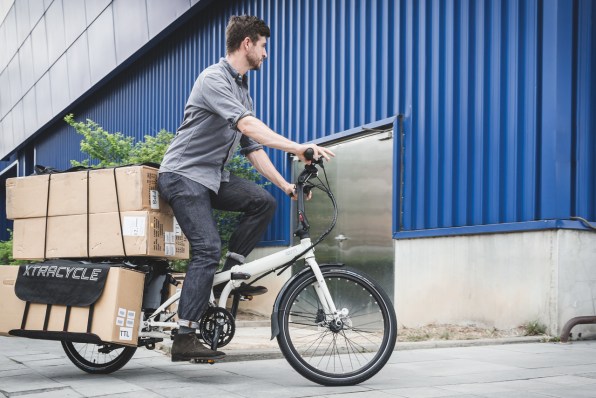 fold out cargo bike