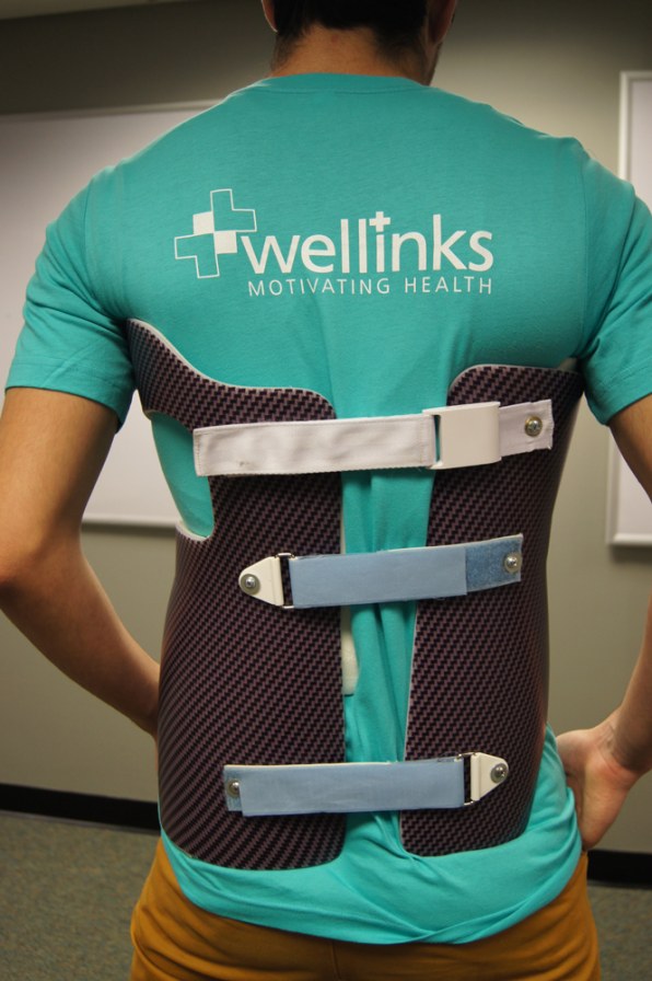 A Smart Back Brace To Help Prompt Kids Into Actually Wearing Their Bac