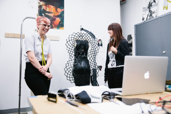 Intel, Chromat show high-tech sports bra with cooling vents and a 3D dress