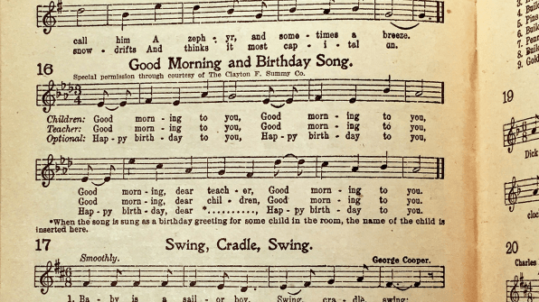 History of the Happy Birthday Song