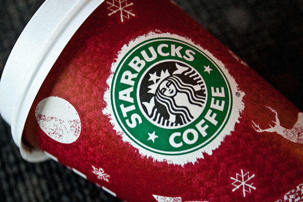 Celebrating 25 years of Starbucks (mostly) red holiday cups