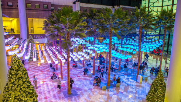 Holiday lights and magic at Brookfield Place, World Trade Center