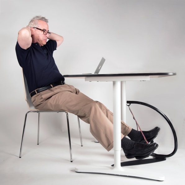 Hovr, the under-desk swing for your feet, aims to make fidgeting acceptable  at the office.