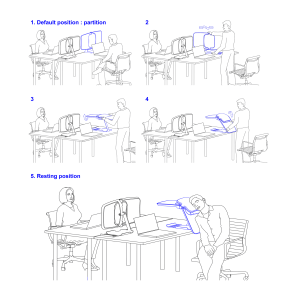 Napping on the job? Pillows to help workers snooze at desk draw