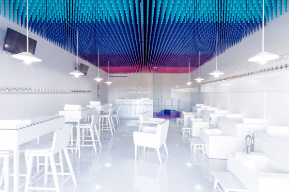 7 000 Broomsticks Make Up This Technicolor Dream Ceiling