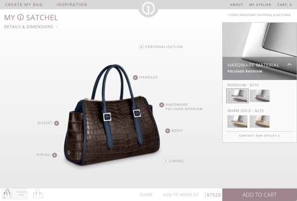 Luxury bag brand created by designer who couldn't even read the