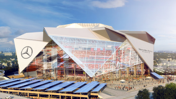 An Exclusive Look at the Atlanta Falcons Brand New Stadium