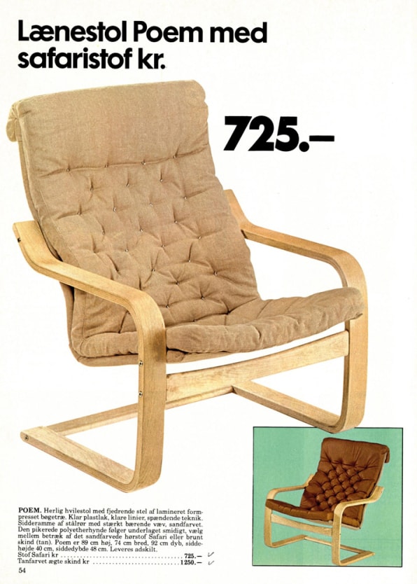 Famous Chair, Ikea Poäng Chair Dimensions