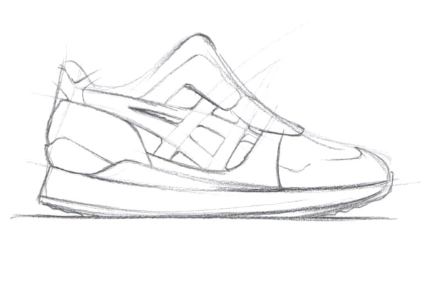 sneaker sketch