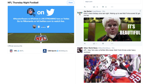 Twitter to Stream NFL Thursday Night Football This Fall