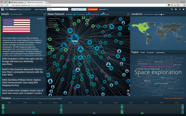 ibm news explorer matteo