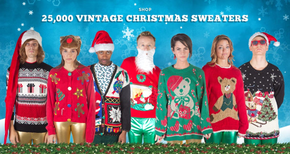 Ugly Christmas vintage sweater store getting more competition from