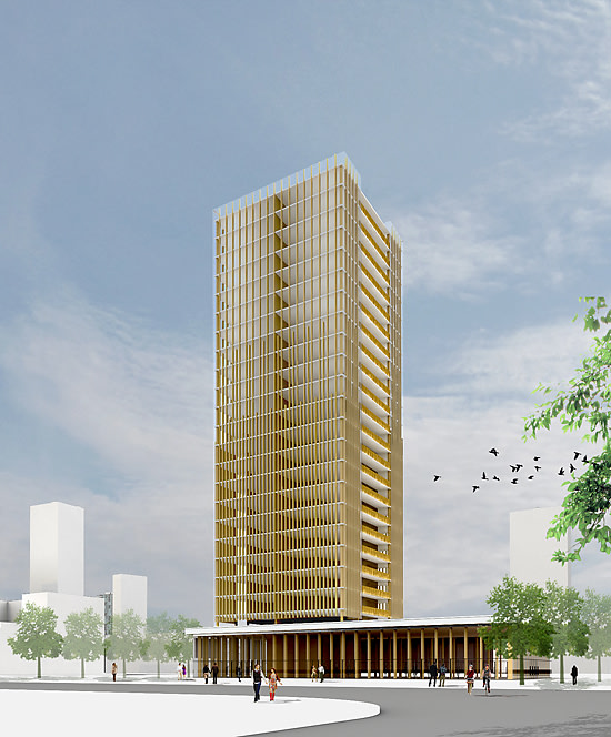 The World's Tallest Wooden Skyscraper Has Just Been Greenlit—And