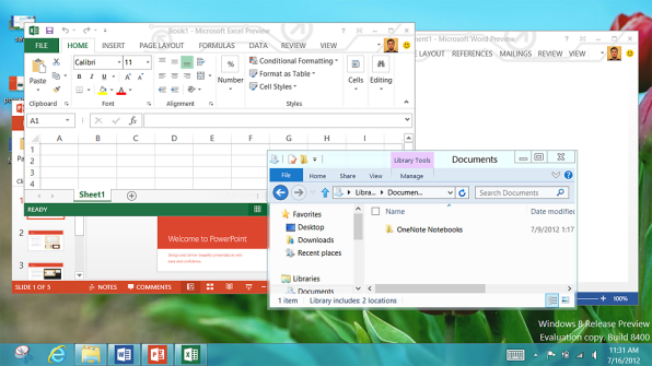 does windows 8 come with microsoft word