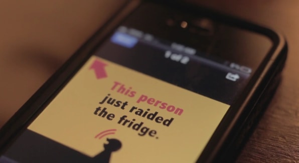 locks on a refrigerator door to keep someone on their diet Stock