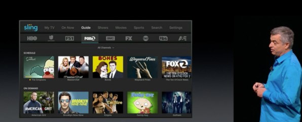 how to load sling tv on apple tv